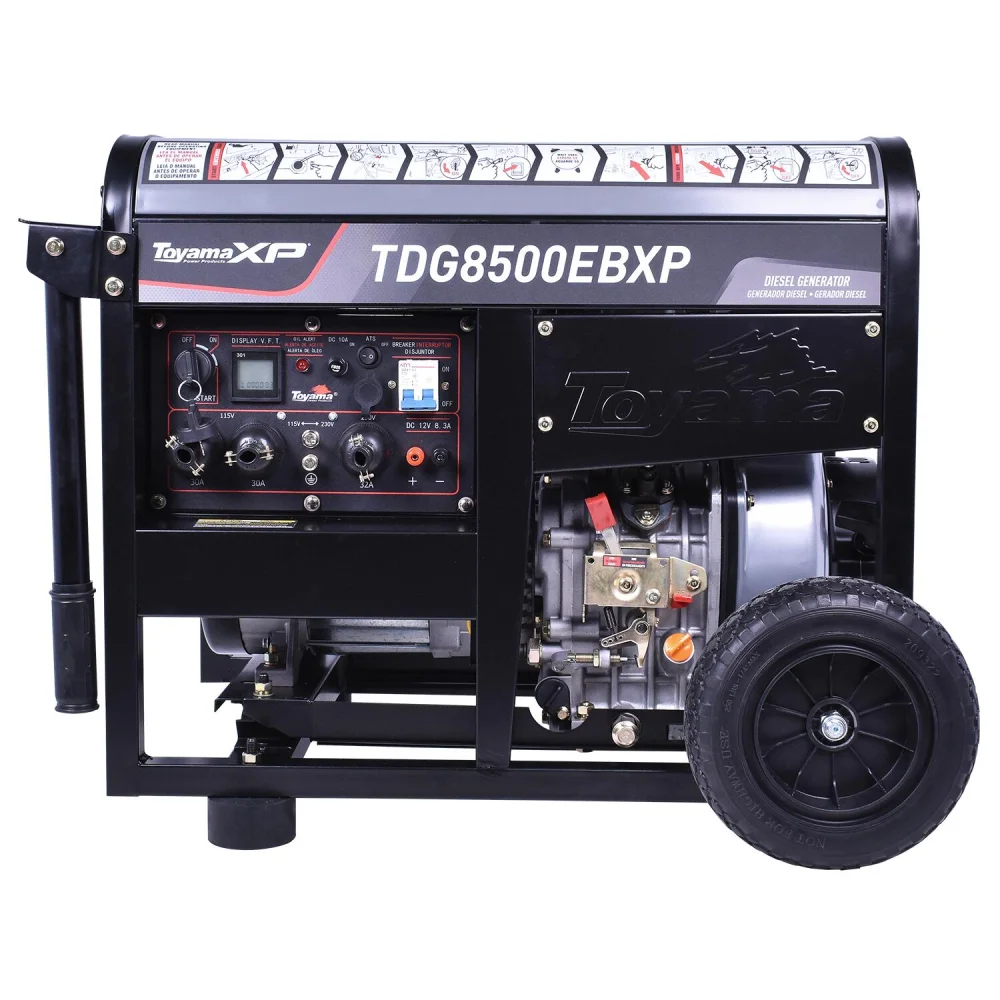 Gerador A Diesel Tdg8500Ebxp 6500W Bivolt Toyama - Imagem 4