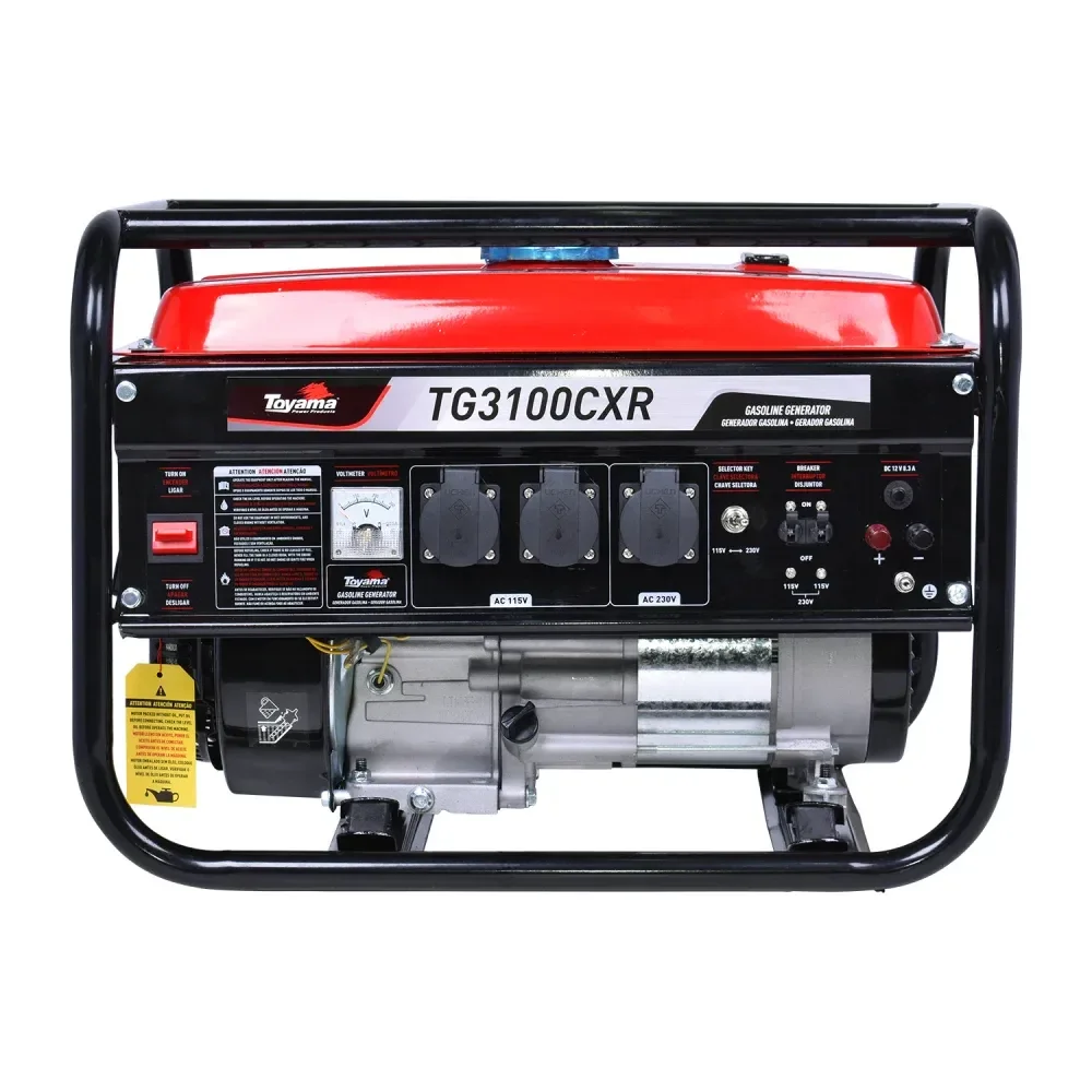 Gerador A Gasolina Tg3100Cxr 196Cc 3,1Kva Monofásico Toyama - Imagem 3