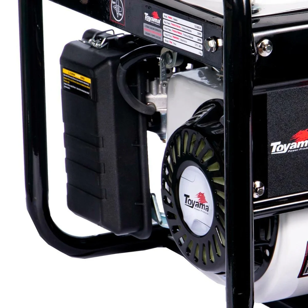 Gerador De Energia A Gasolina 163Cc 2.2 Kva Mono Toyama - Imagem 4