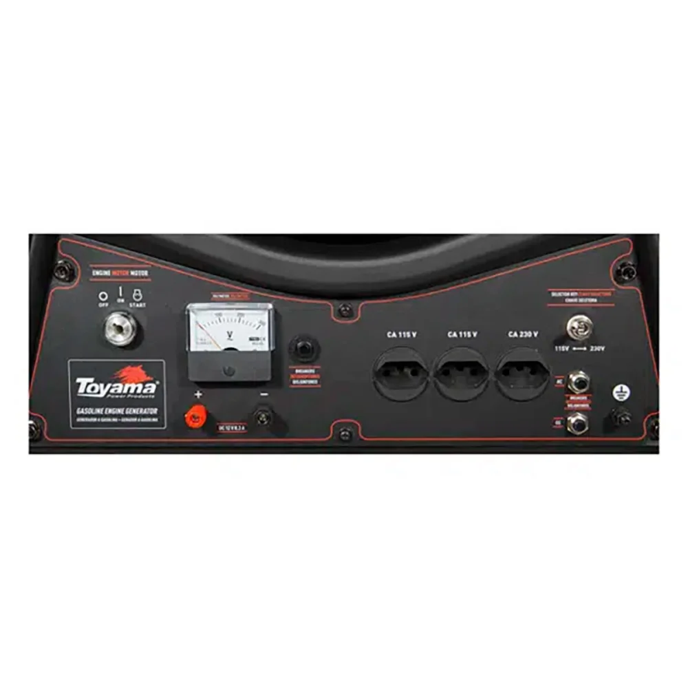 Gerador De Energia A Gasolina 212Cc 3.1 Kva Mono Toyama - Imagem 5