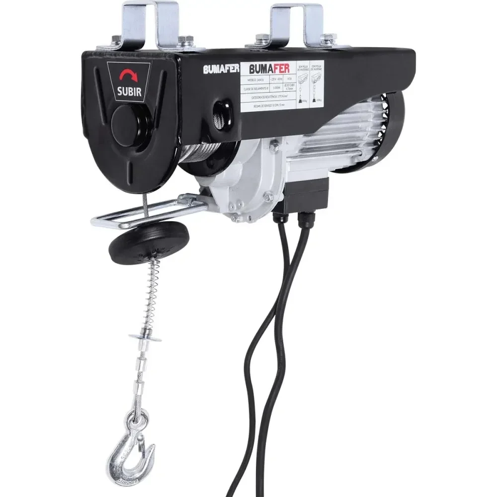Guincho Elétrico 300/600Kg 1050W 220V Bumafer - Imagem 2
