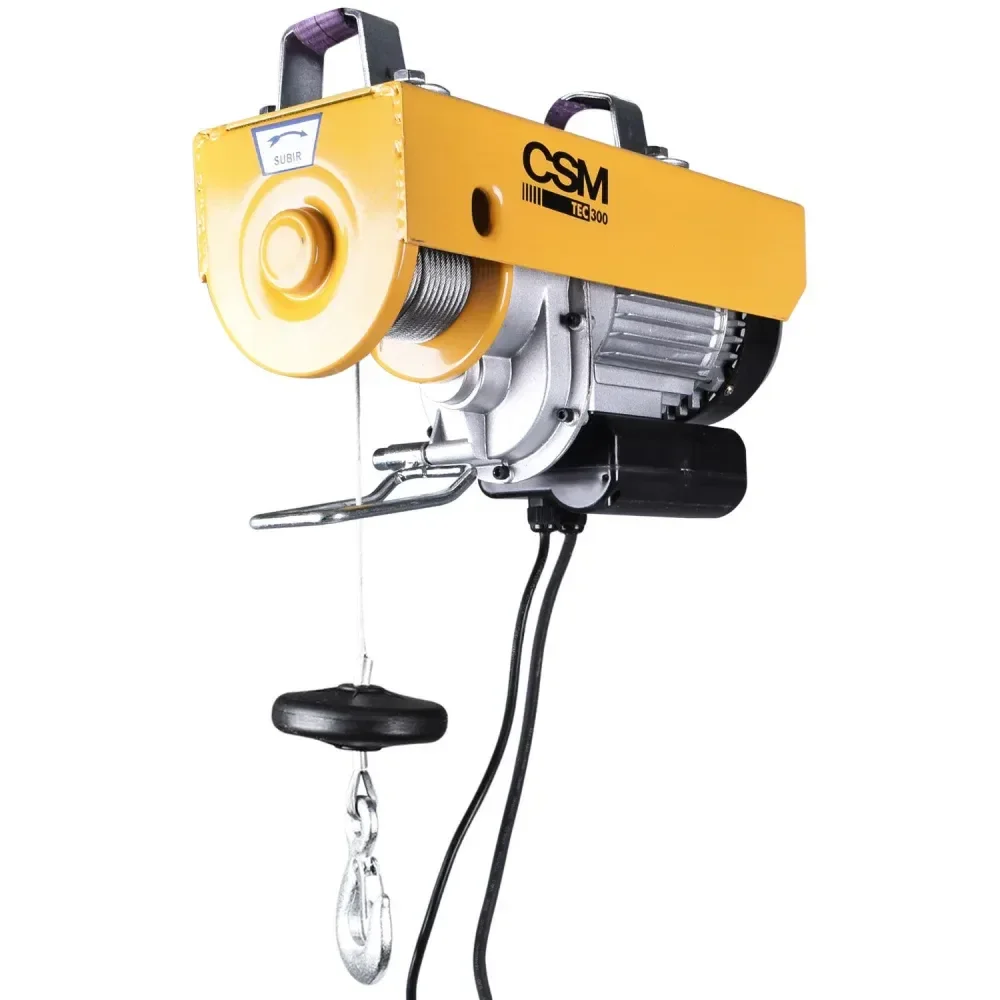 Guincho Elétrico De Cabo De Aço Tec300/600Kg 1,35Cv 220V Csm - Imagem 2