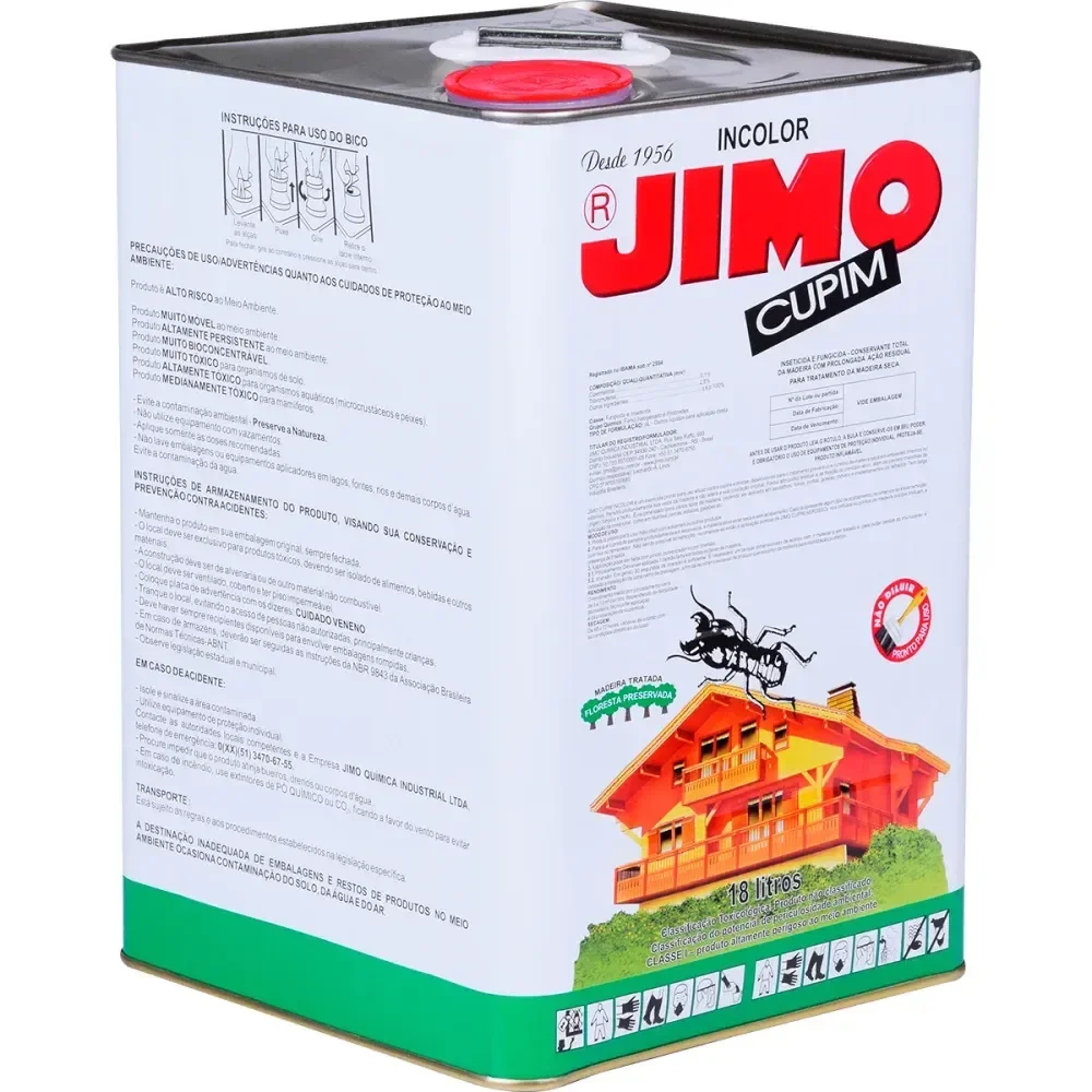 Inseticida Incolor 18L Jimo Cupim - Imagem 3
