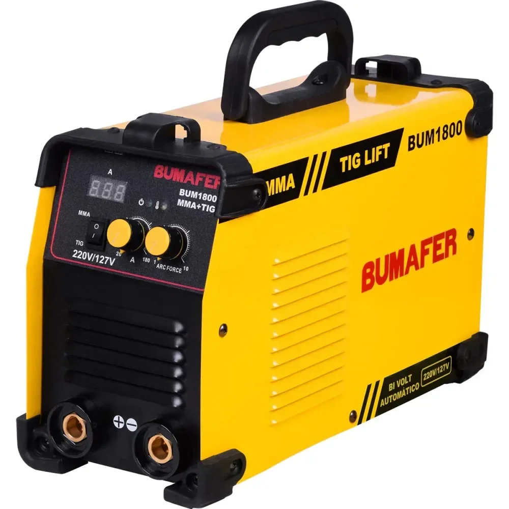 Inversora De Solda Mma/Tig Anti Stick 8Kw 180A Biv Bumafer - Imagem 2
