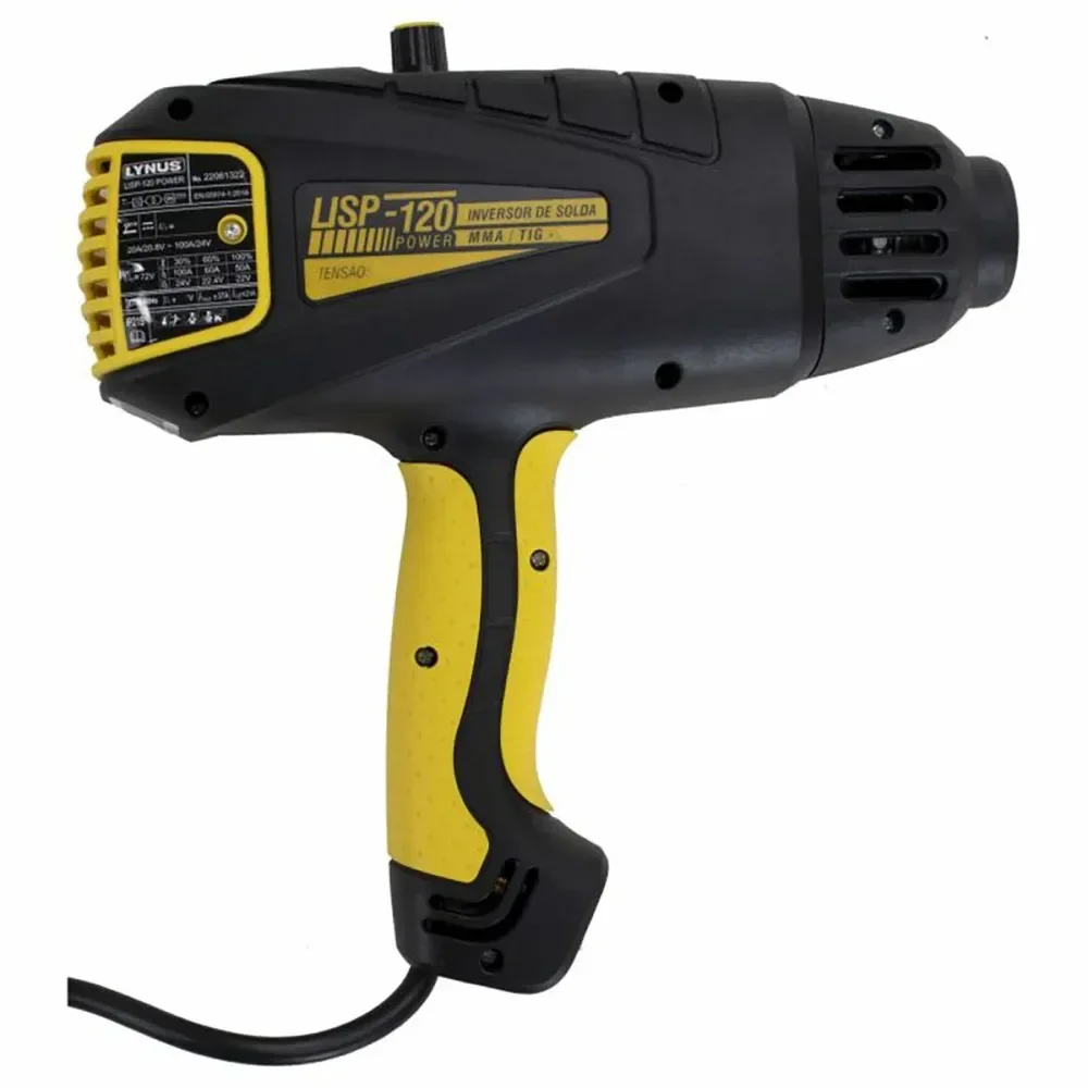 Inversora Pistola De Solda Lisp-120 120Amp Lynus - Imagem 4