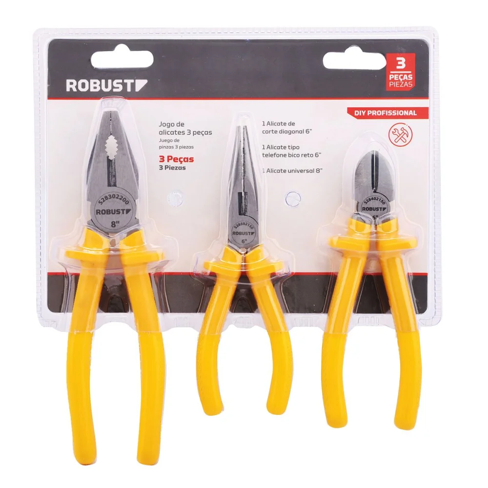 Jogo Alicates 3 Peç Robust - Imagem 2