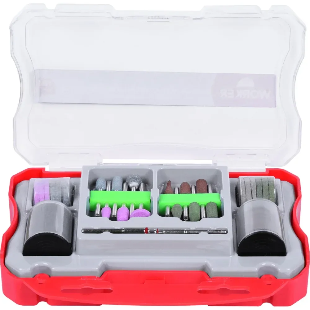 Jogo De Acessórios Para Micro Retífica 102 Peç Worker - Imagem 3