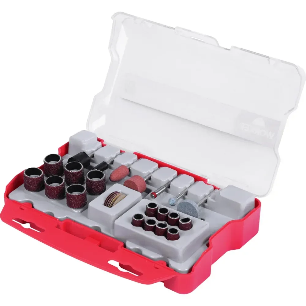 Jogo De Acessórios Para Micro Retífica 31 Peç Worker - Imagem 3