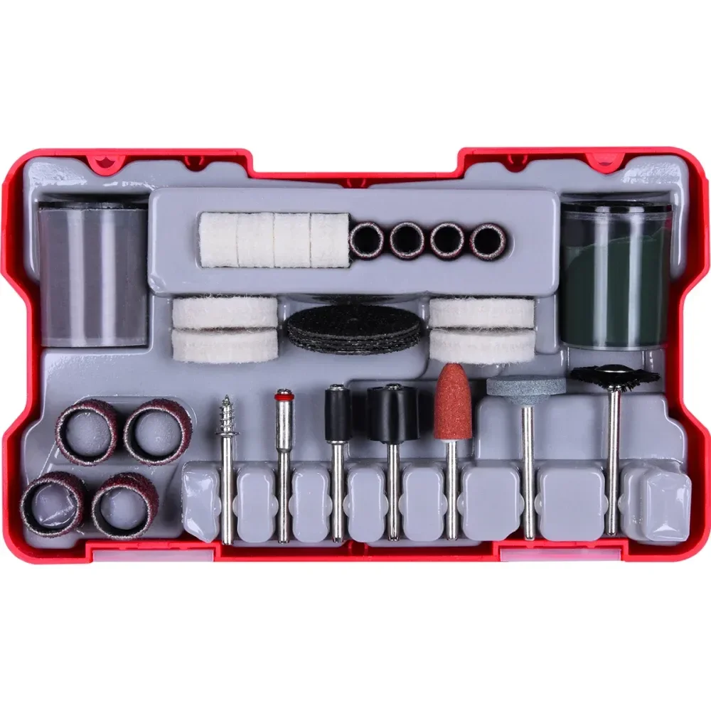 Jogo De Acessórios Para Micro Retífica 64 Peç Worker - Imagem 5