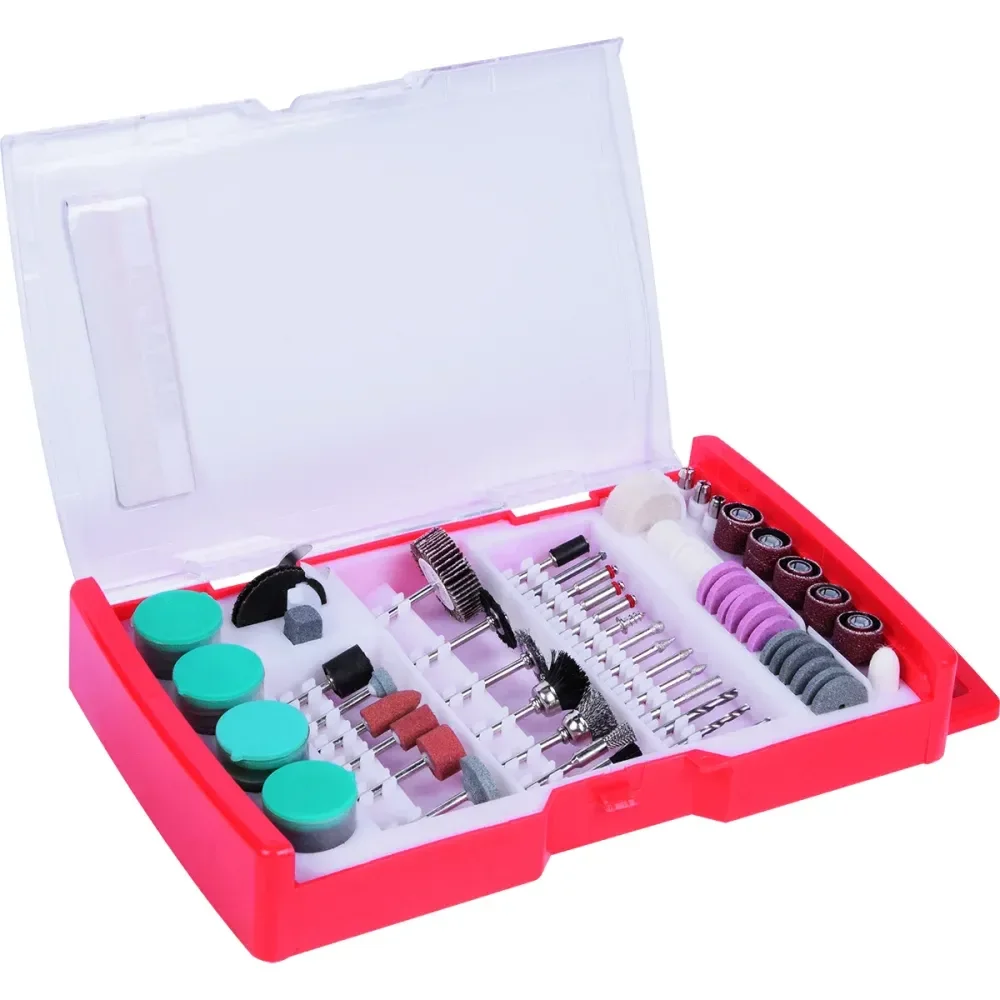 Jogo De Acessórios Para Micro Retífica Com 198 Peç Bumafer - Imagem 2