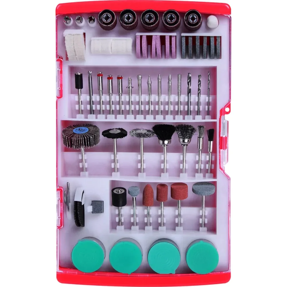 Jogo De Acessórios Para Micro Retífica Com 198 Peç Bumafer - Imagem 4