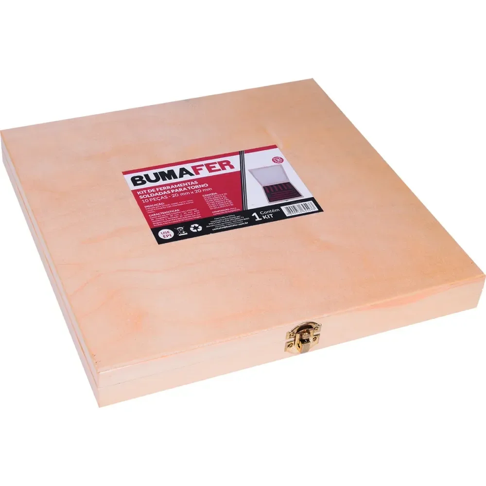 Jogo De Bedame Para Torno 20X20Mm Com 10 Peç Bumafer - Imagem 5