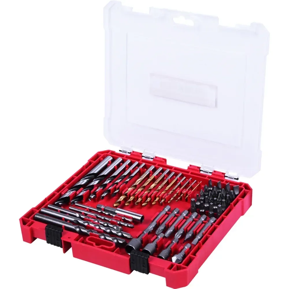 Jogo De Brocas E Bits 50 Peç Aço Cromo-Vanádio Bumafer - Imagem 3