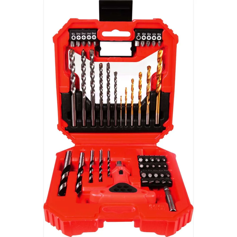 Jogo De Brocas E Bits Para Parafusadeira Com 50 Peç Worker - Imagem 4