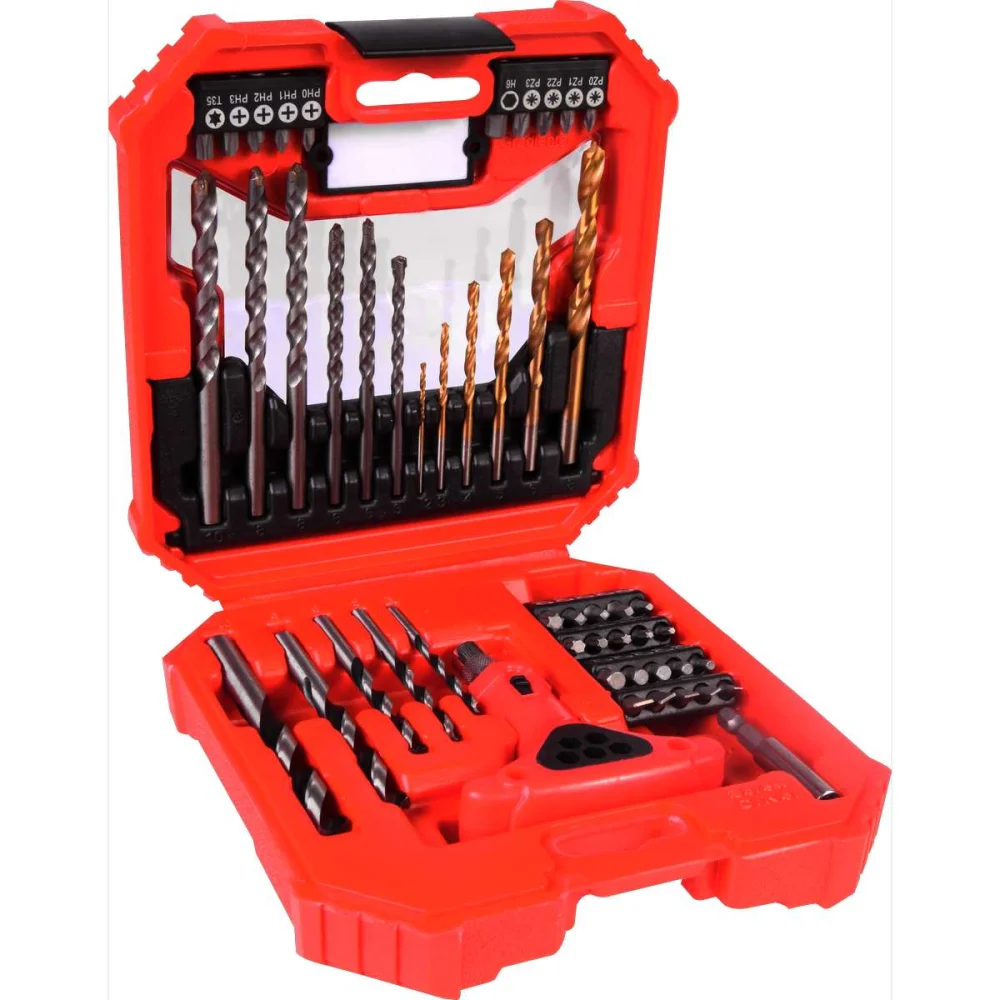 Jogo De Brocas E Bits Para Parafusadeira Com 50 Peç Worker - Imagem 5