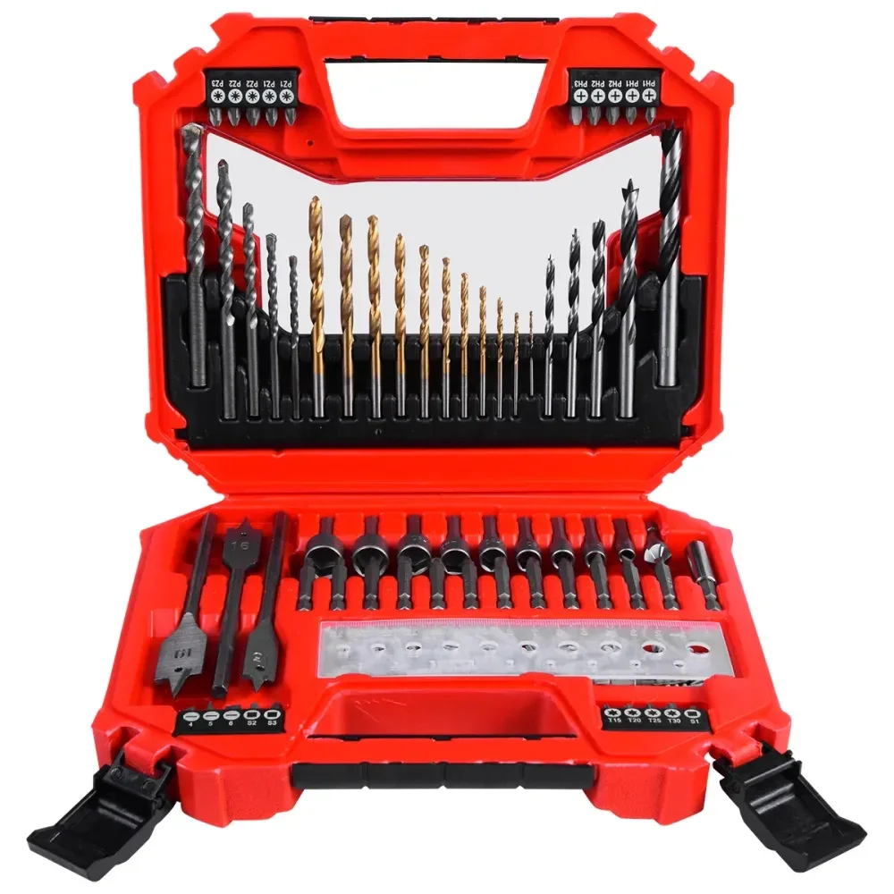 Jogo De Brocas E Bits Sextavado Com 128 Peç Worker - Imagem 2