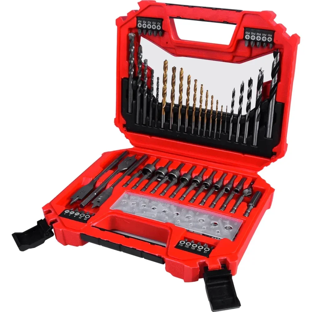 Jogo De Brocas E Bits Sextavado Com 128 Peç Worker - Imagem 4