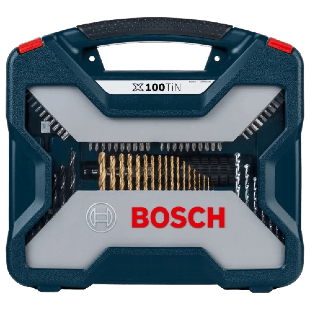 Jogo De Brocas E Bits Titanium X-Line Com 100 Peç Bosch - Imagem 2