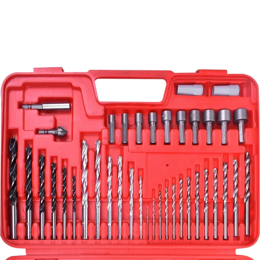 Jogo De Brocas E Ponteiras Bits Com 110 Peç Worker - Imagem 5