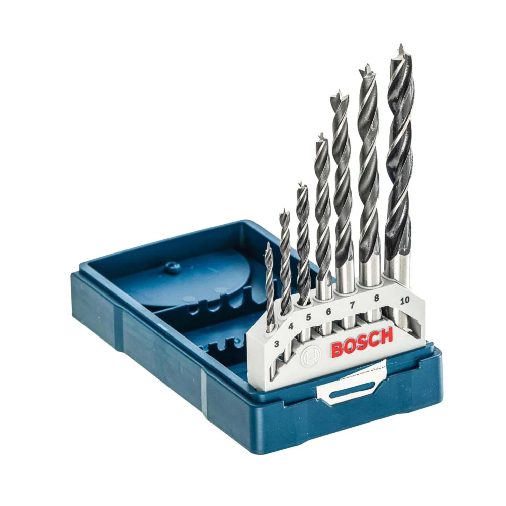 Jogo De Brocas Madeira Mini X-Line 3-10Mm 7 Peç Bosch - Imagem 3