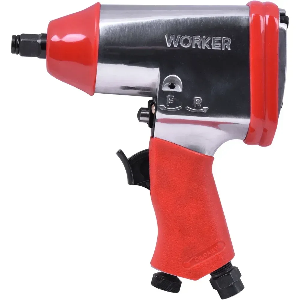 Jogo De Chave Pneumática 1/2 Com 15 Peç Worker - Imagem 2