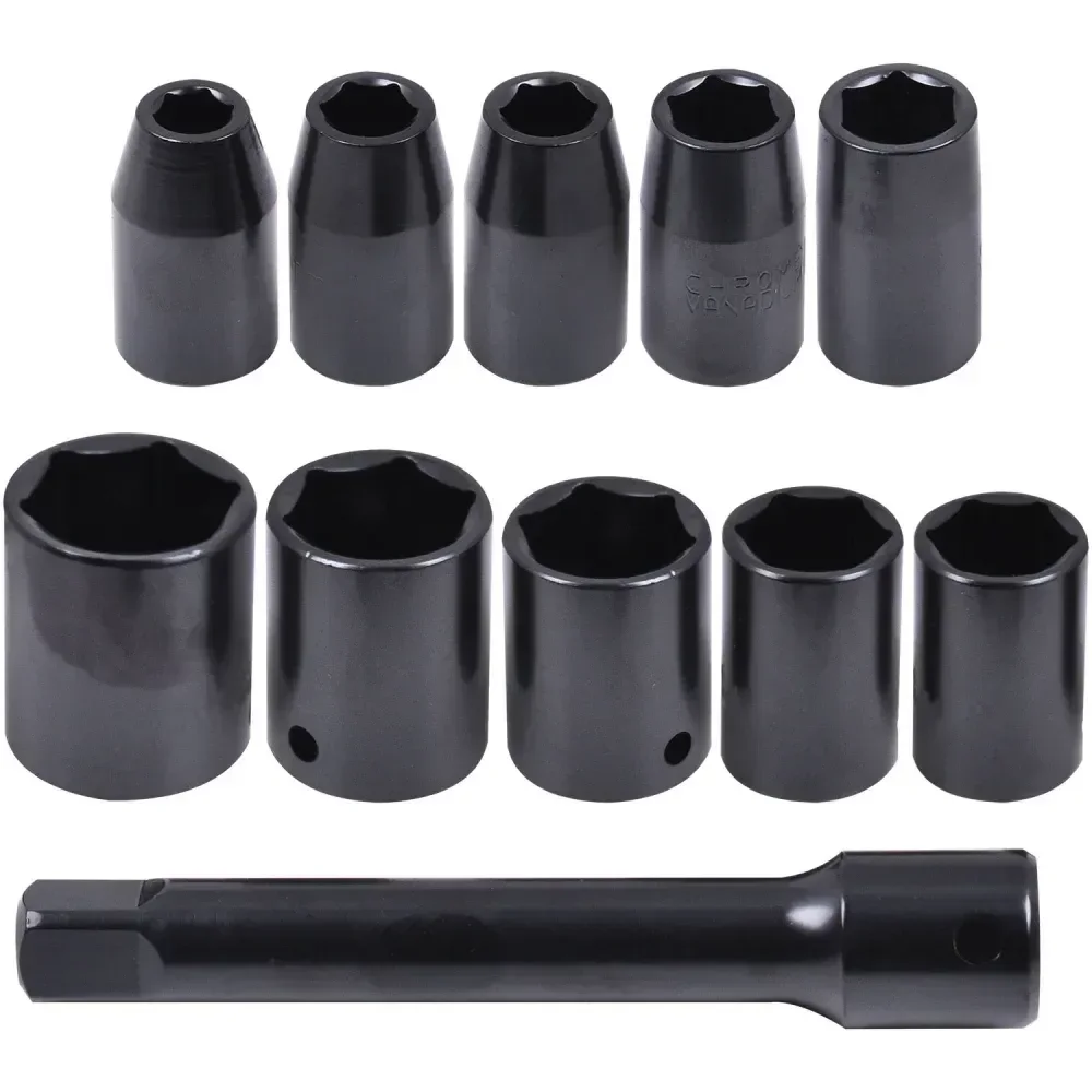 Jogo De Chave Pneumática 1/2 Com 15 Peç Worker - Imagem 4