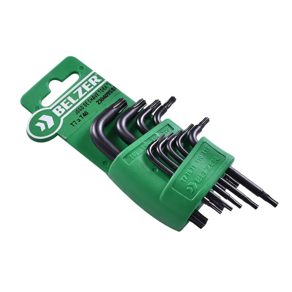 Jogo De Chave Torx Tipo L Curto 9 Peç Belzer/Sata - Imagem 2