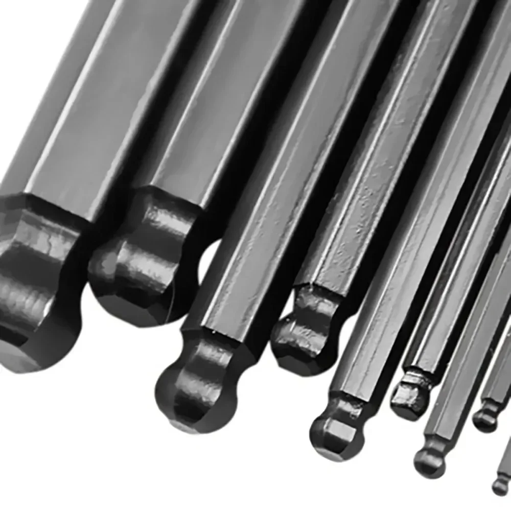 Jogo De Chaves Allen Abauladas 1,5-10Mm - 9 Peç Belzer/Sata - Imagem 4