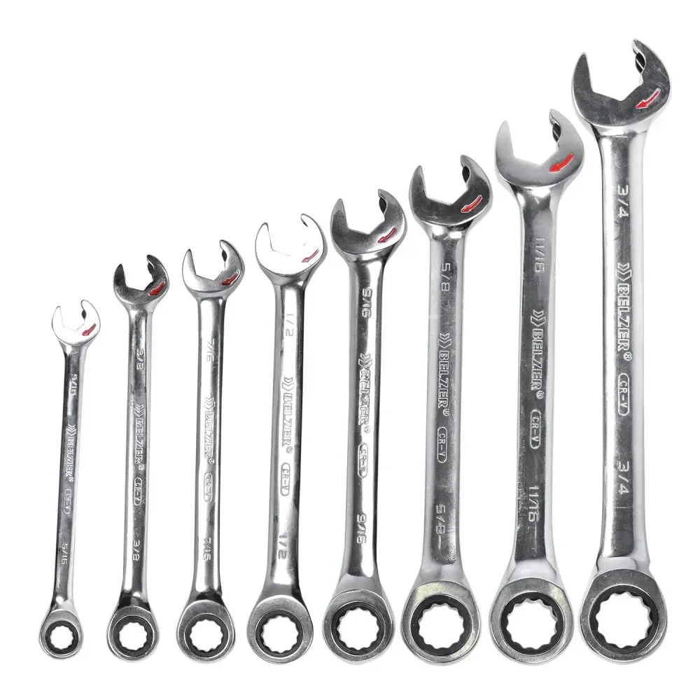 Jogo De Chaves Combinadas C/Catraca Speedy 8 Pçs Belzer/Sata - Imagem 4