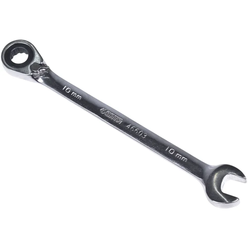 Jogo De Chaves Combinadas Com Catraca De 8 Peç Sata - Imagem 4