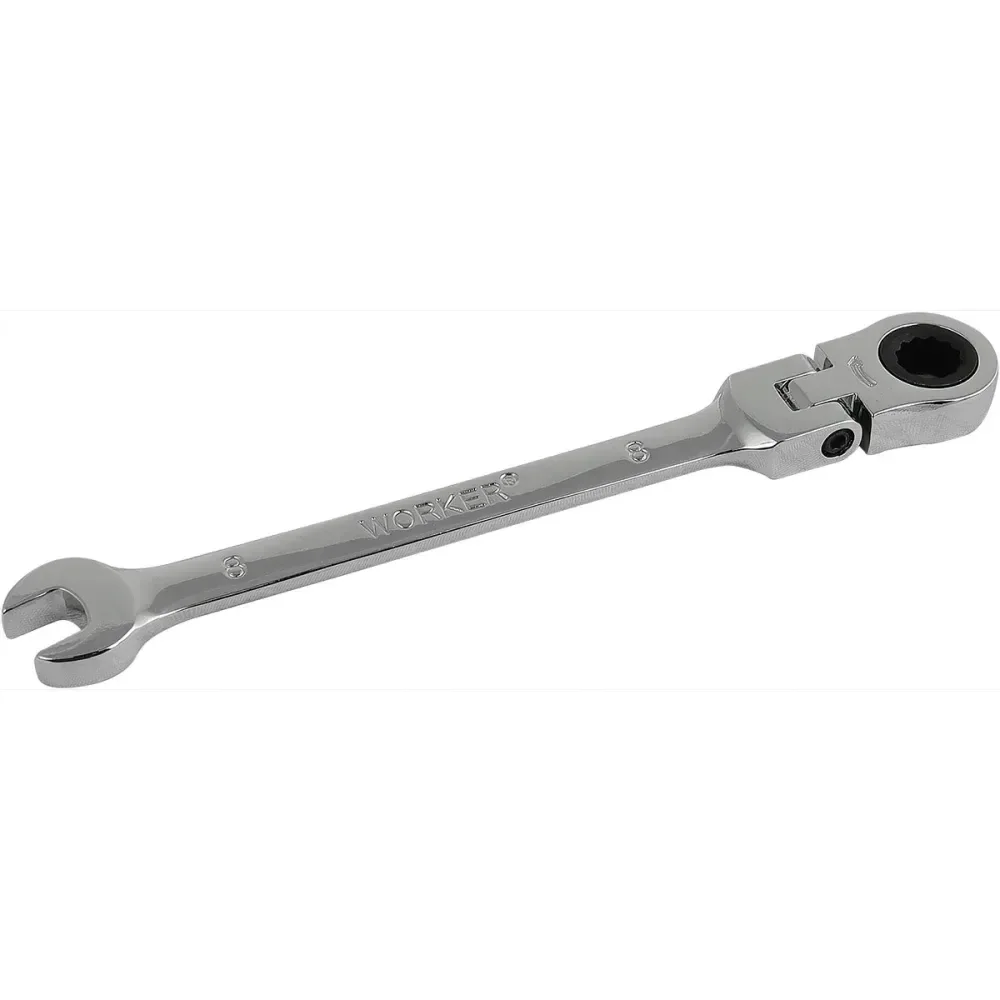 Jogo De Chaves Combinadas Com Catraca Flexível 5 Peç Worker - Imagem 3