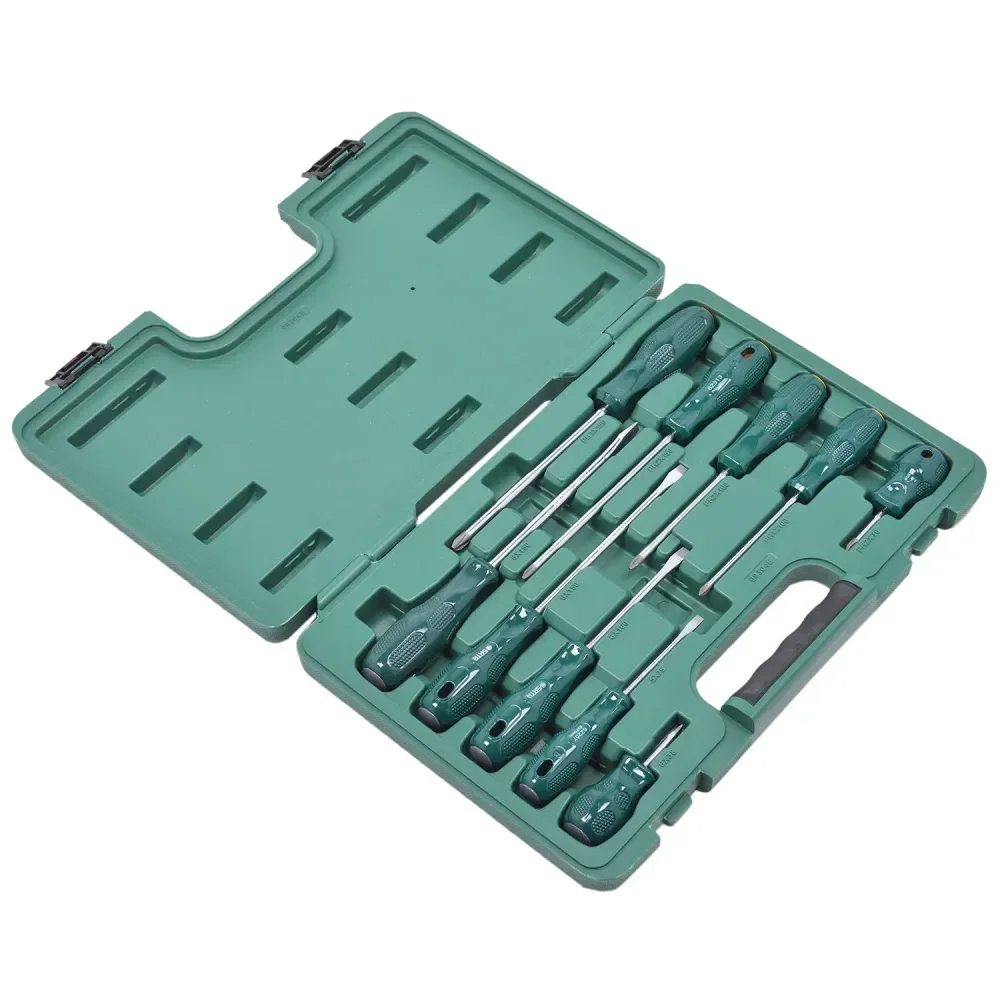 Jogo De Chaves De Fenda E Philips Com 10 Peç St09304Esj Sata - Imagem 2