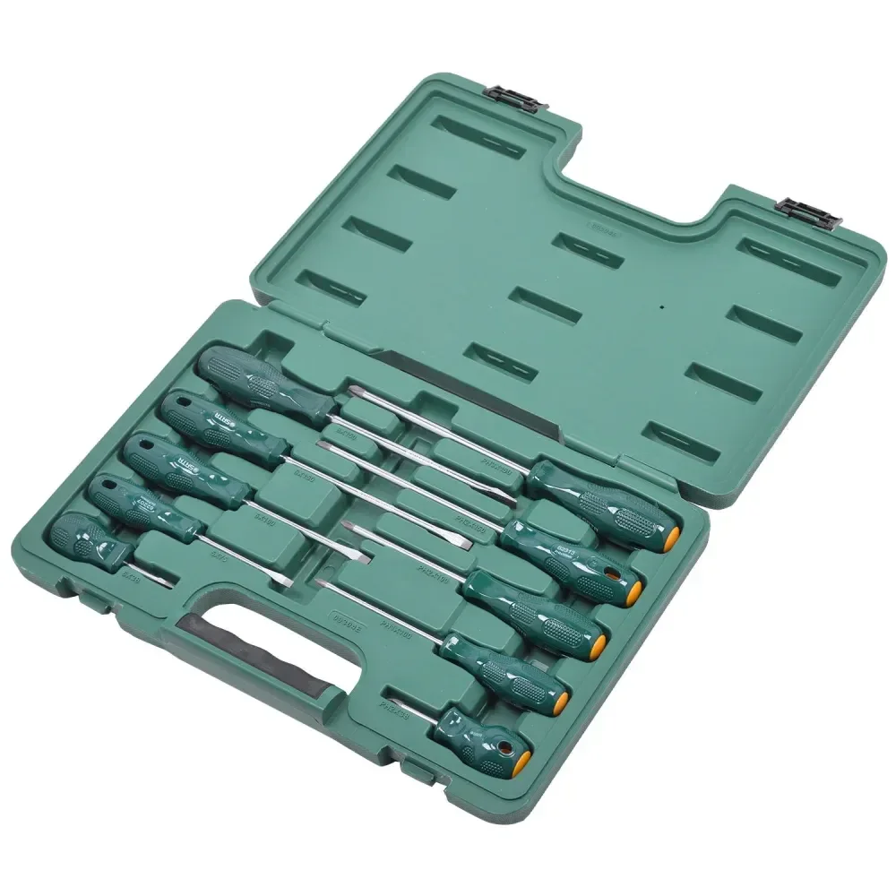 Jogo De Chaves De Fenda E Philips Com 10 Peç St09304Esj Sata - Imagem 3