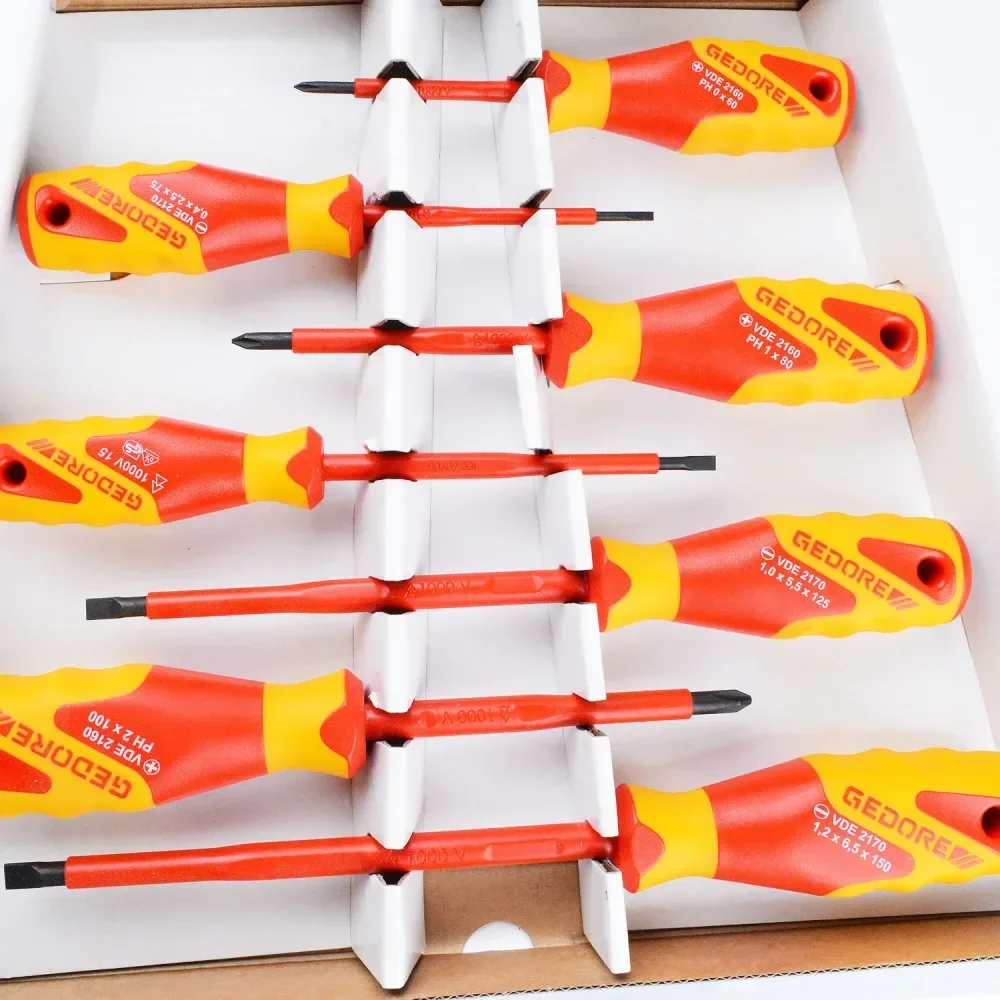 Jogo De Chaves De Fendas Isolada Em Vde 7 Peç Gedore - Imagem 4