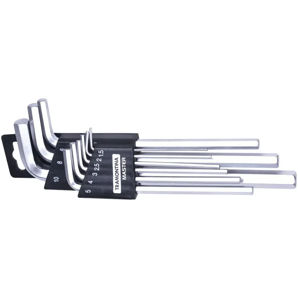 Jogo De Chaves Hexagonais Longas Aço Especial 9Pçs Tramontina - Imagem 3