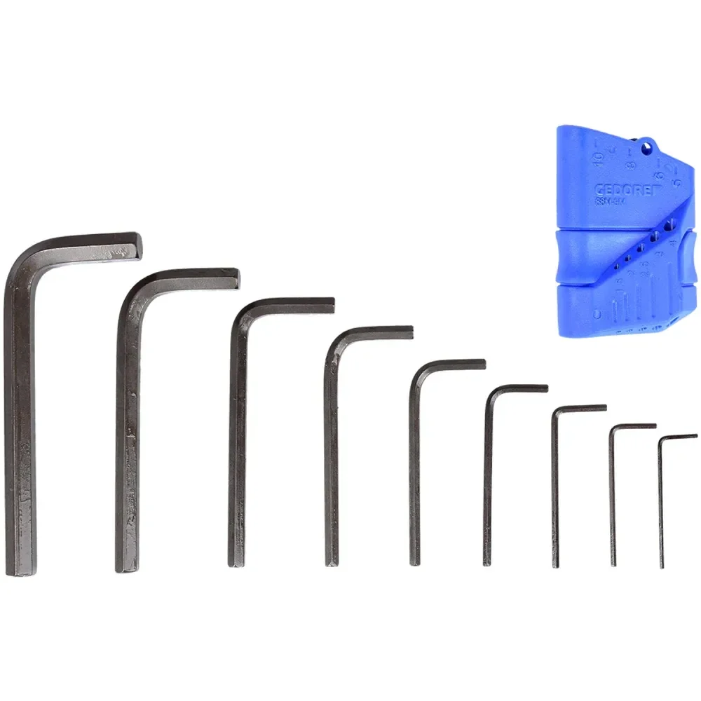 Jogo De Chaves L Hexagonal Allen 1,5 A 10Mm 42-9M Gedore - 9 Peç - Imagem 4