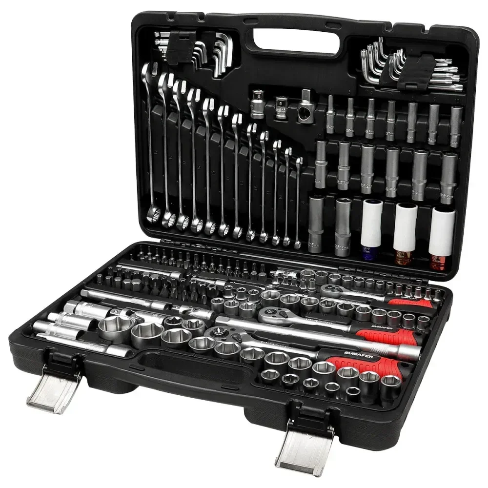 Jogo De Ferramentas 178 Peç Aço Cromo Vanádio Bumafer - Imagem 2