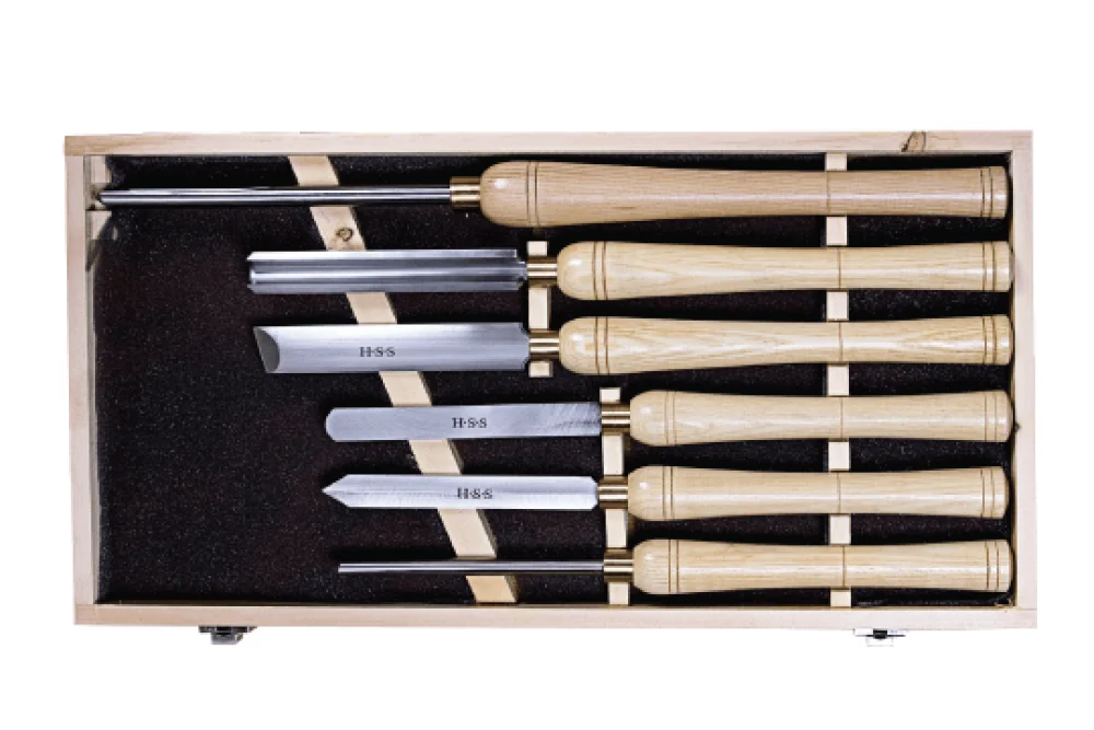 Jogo De Formões Para Torno De Madeira Mr-2880 Manrod - 6 Peç - Imagem 3