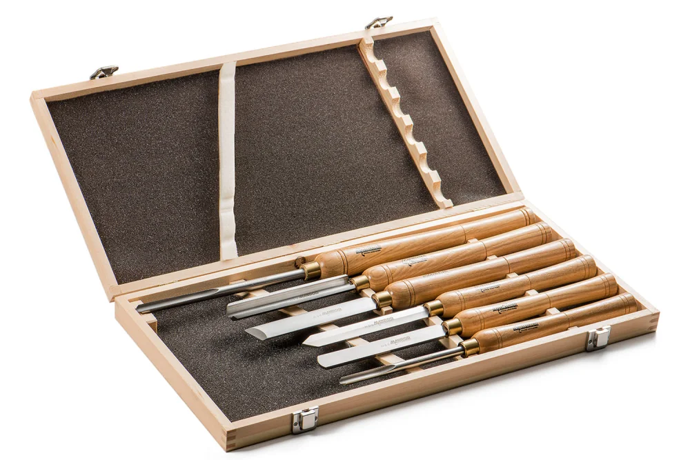 Jogo De Formões Para Torno De Madeira Mr-2880 Manrod - 6 Peç - Imagem 4