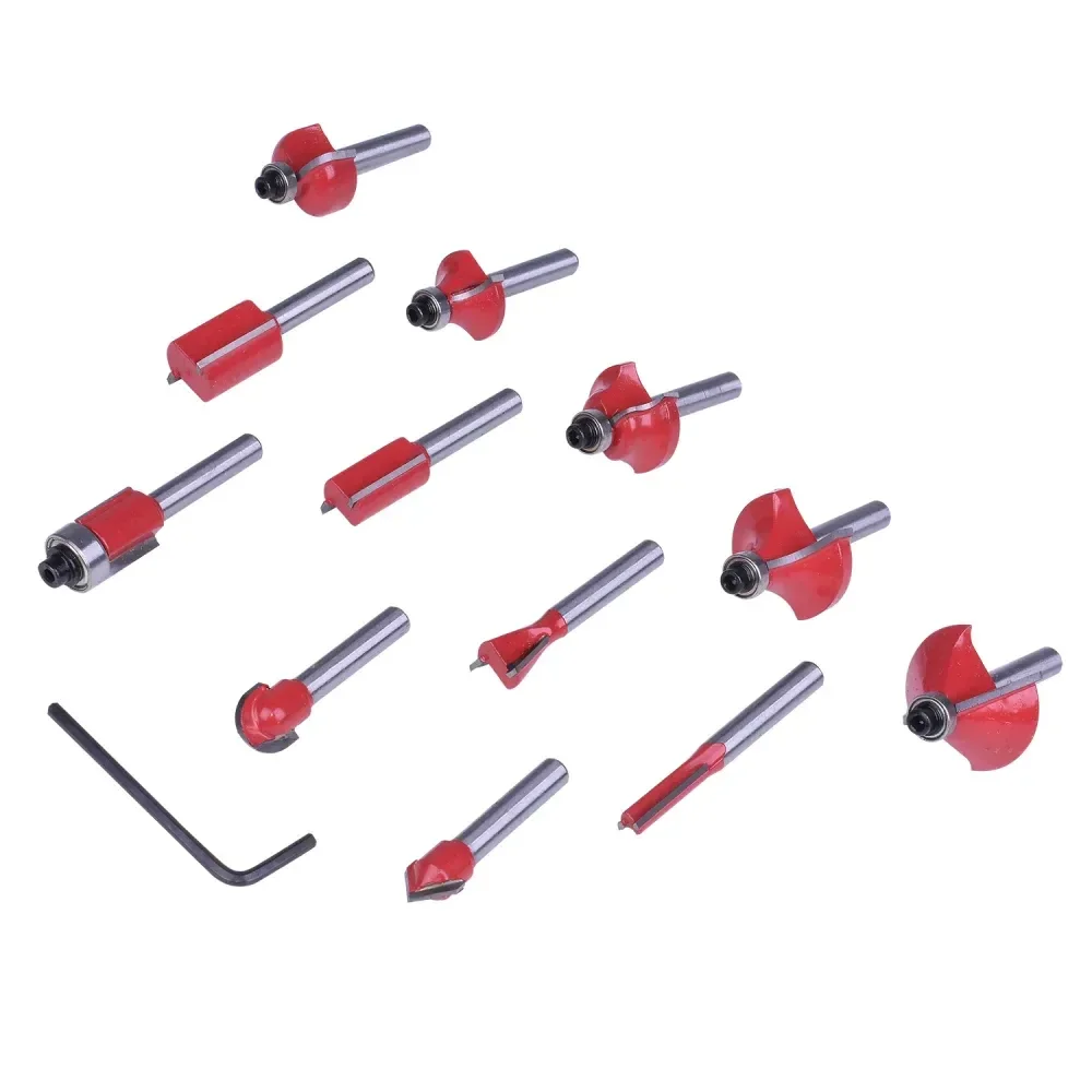 Jogo De Fresas Para Tupia 6Mm Com 12 Peç Bumafer - Imagem 4