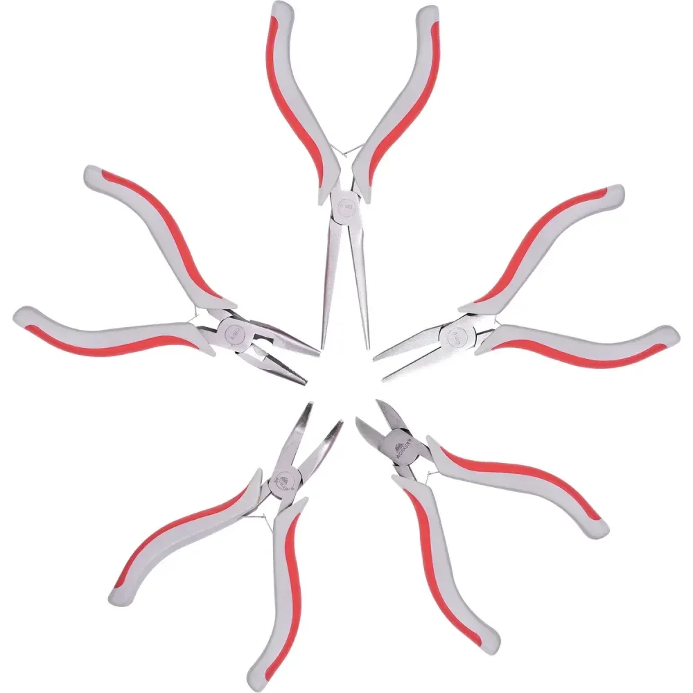 Jogo De Mini Alicates 5 Peç Worker - Imagem 2