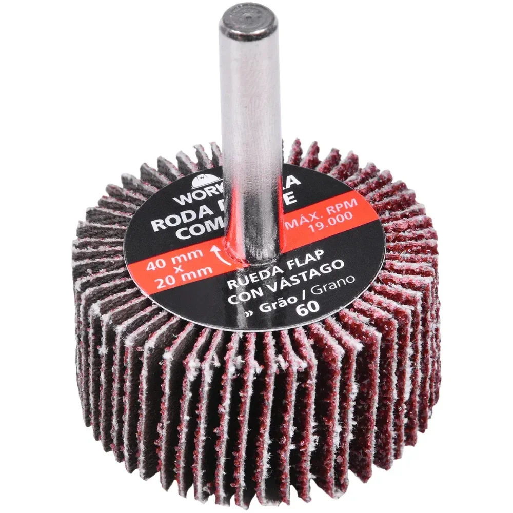 Jogo De Rodas De Lixa Com Haste 1/43 Peç Worker - Imagem 3