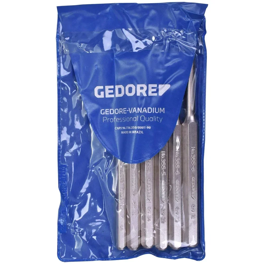 Jogo De Saca Pinos De 2 A 8Mm 349 Gedore - 6 Peç - Imagem 2