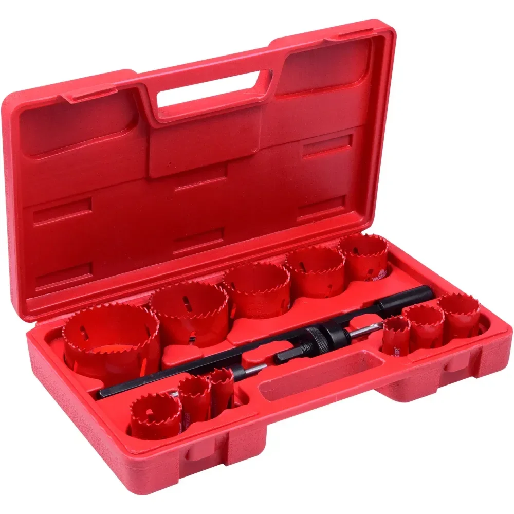 Jogo De Serras Copo Em Aço Rápido Bimetal Com 15 Peç Worker - Imagem 2