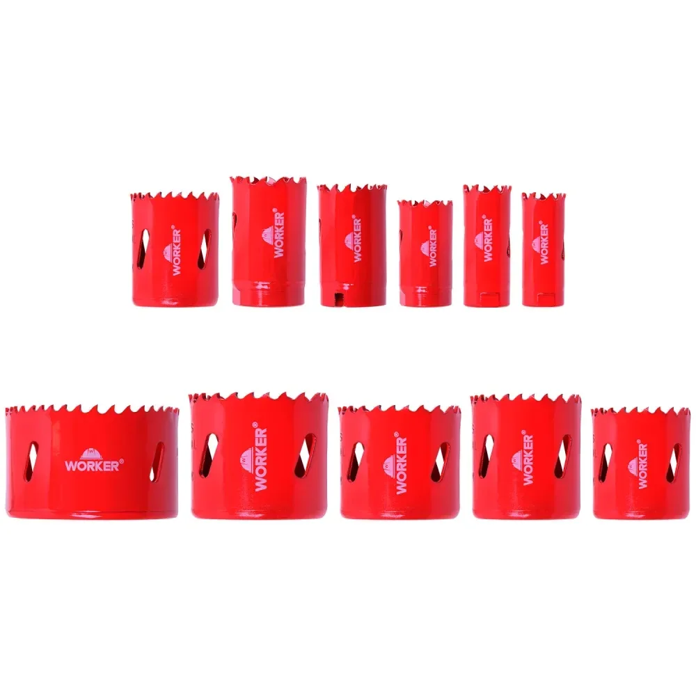 Jogo De Serras Copo Em Aço Rápido Bimetal Com 15 Peç Worker - Imagem 4