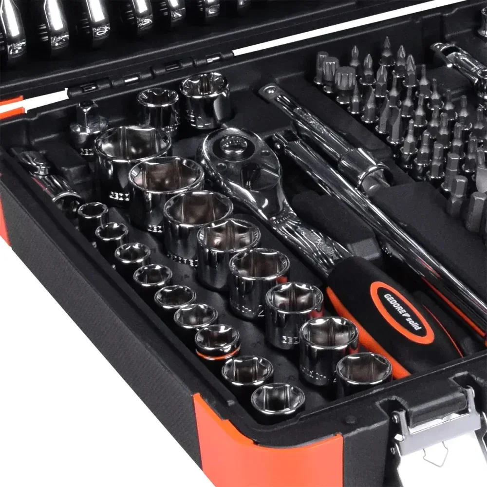 Jogo de Soquetes e Bits Master 5000R 178 peças Robust
