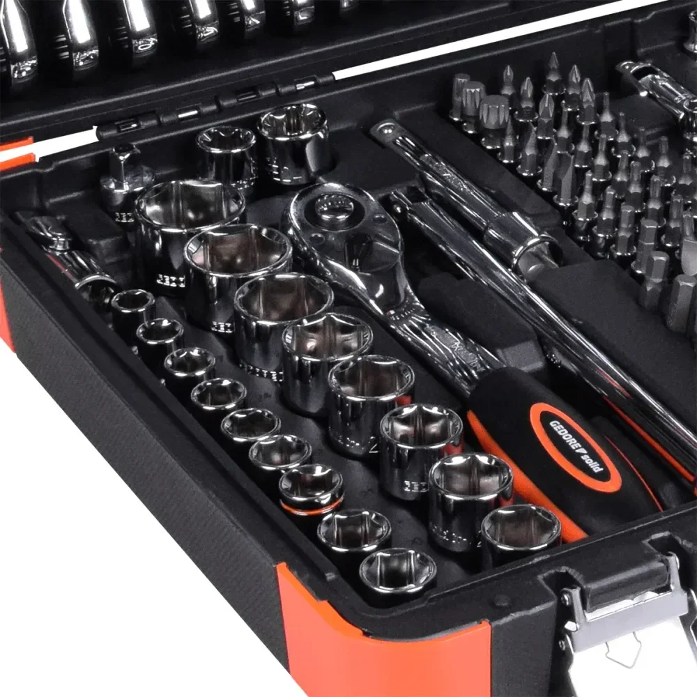 Jogo de Soquetes e Bits Master 5000R 178 peças Robust