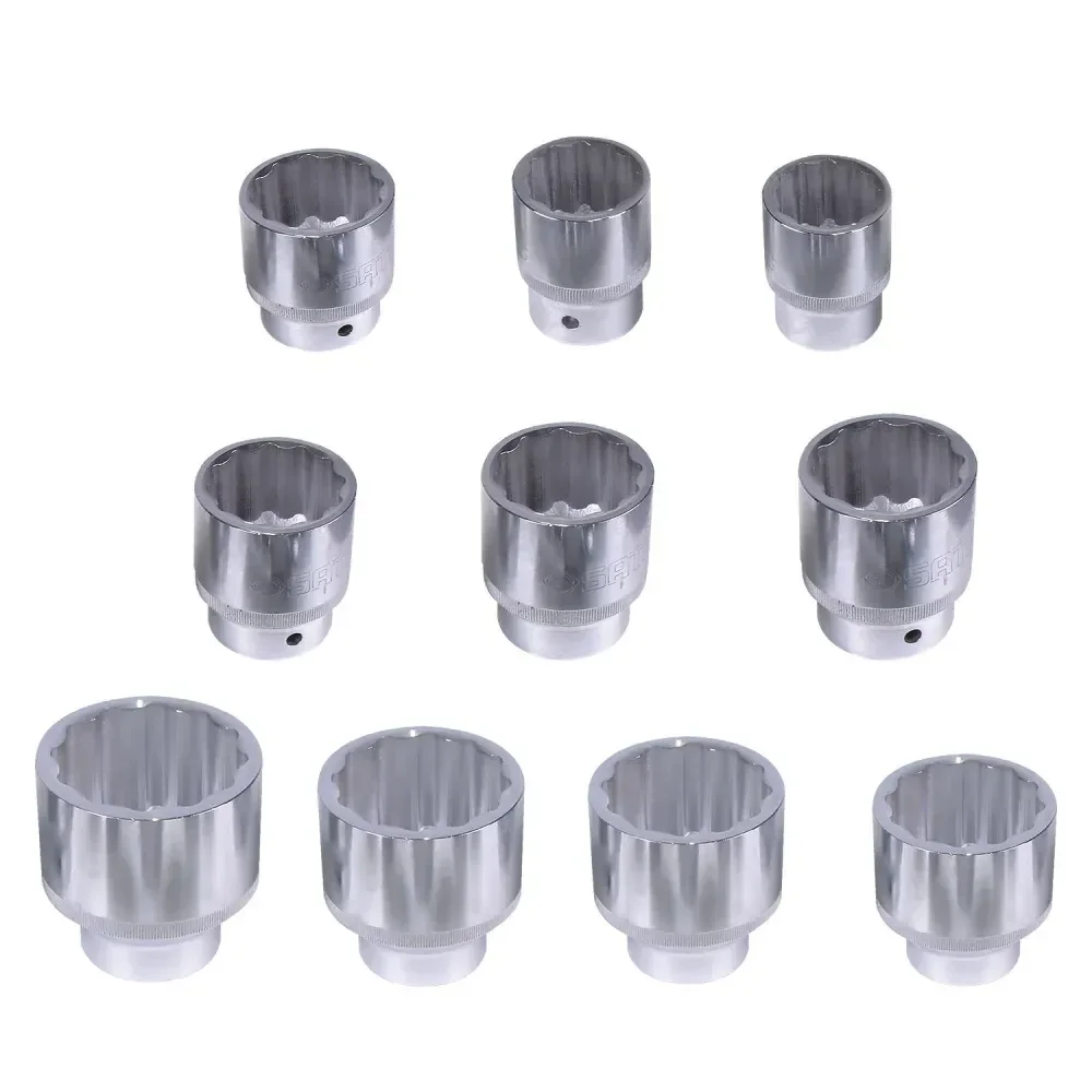 Jogo De Soquetes Estriados 30- 60Mm 3/4 Com 15 Peç Sata - Imagem 3