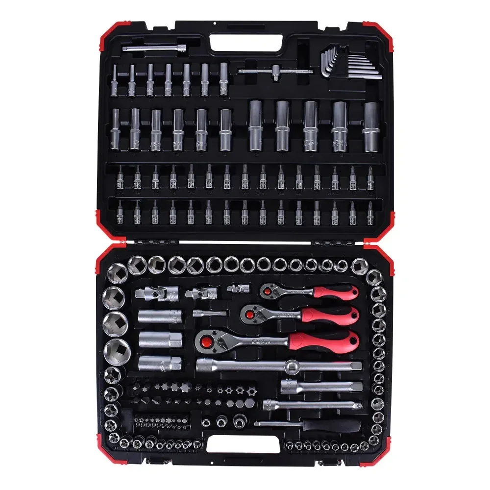 Jogo De Soquetes Sextavado 1/4-1/2 Com 172 Peç Gedore - Imagem 2