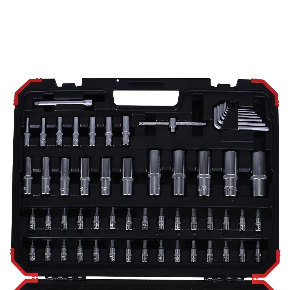 Jogo De Soquetes Sextavado 1/4-1/2 Com 172 Peç Gedore - Imagem 4